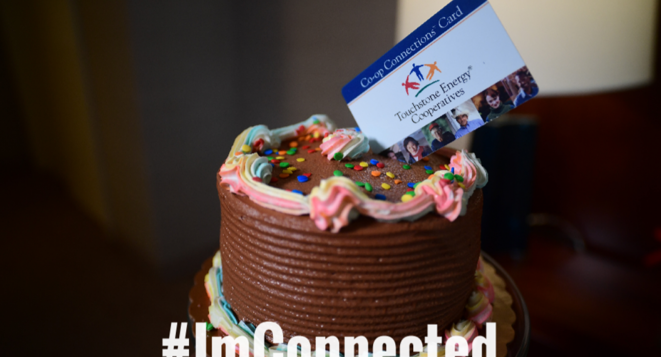 Co-op Connections Card in Chocolate Cake